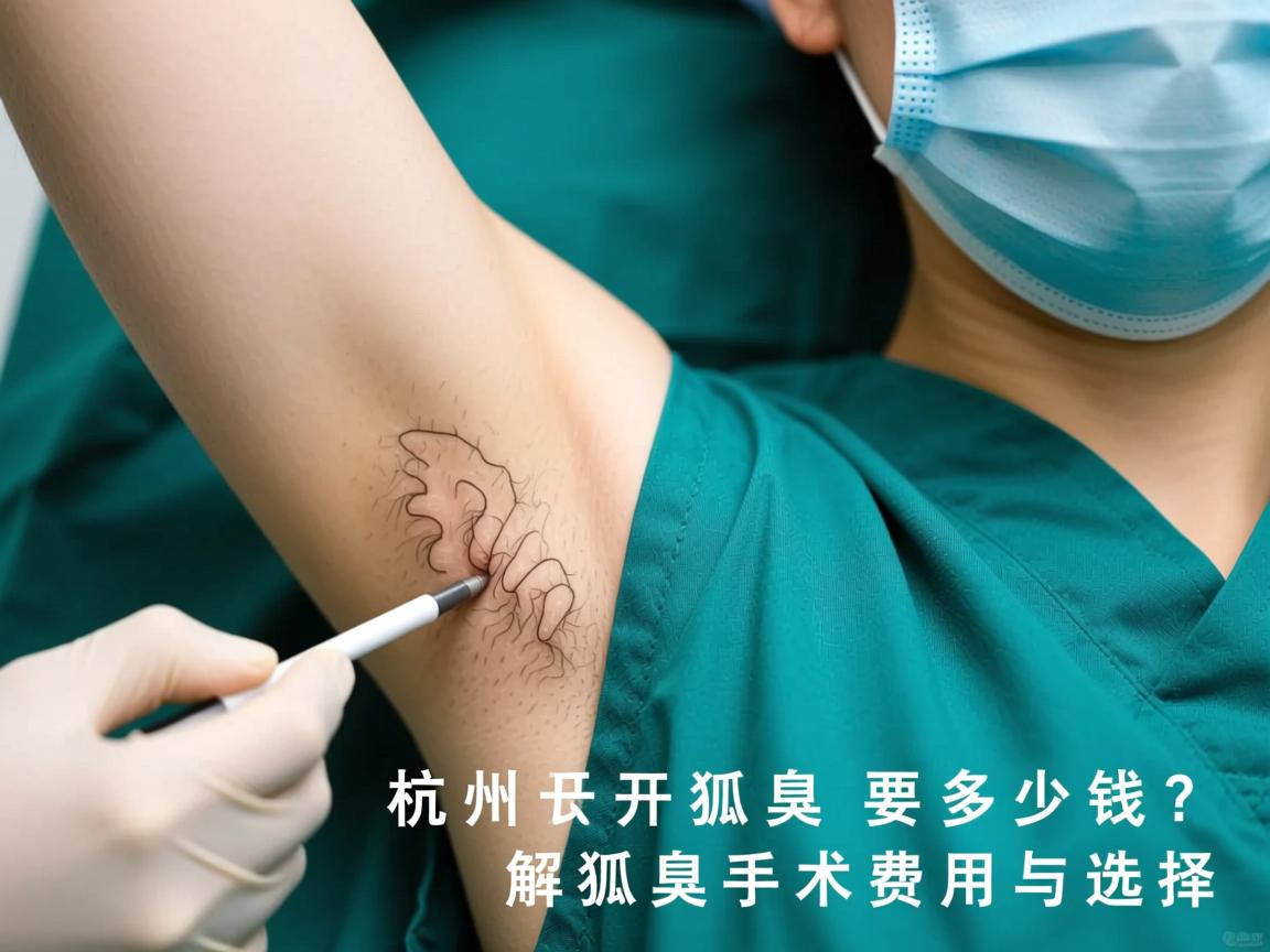 杭州开狐臭要多少钱?解析狐臭手术费用与选择 杭州开狐臭要多少钱?解析狐臭手术费用与选择