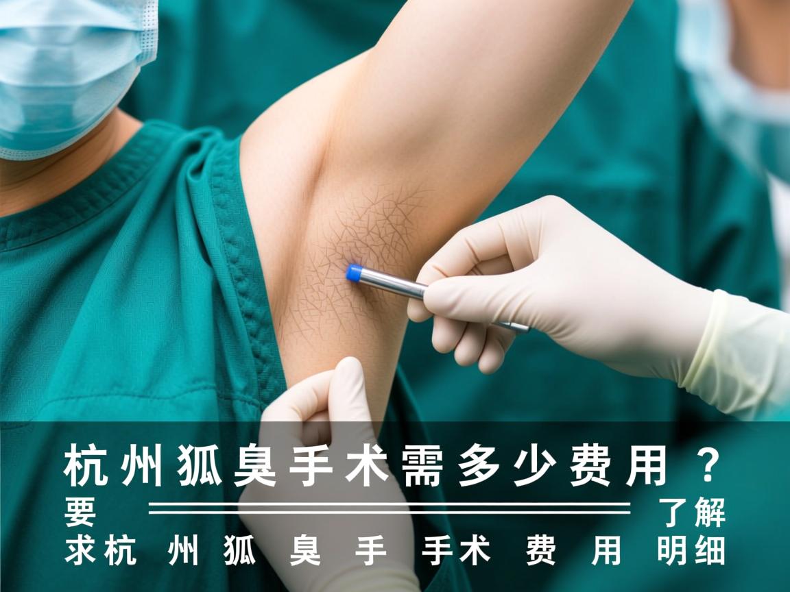 杭州狐臭手术需要多少费用?了解杭州狐臭手术费用明细 杭州狐臭手术需要多少费用?了解杭州狐臭手术费用明细