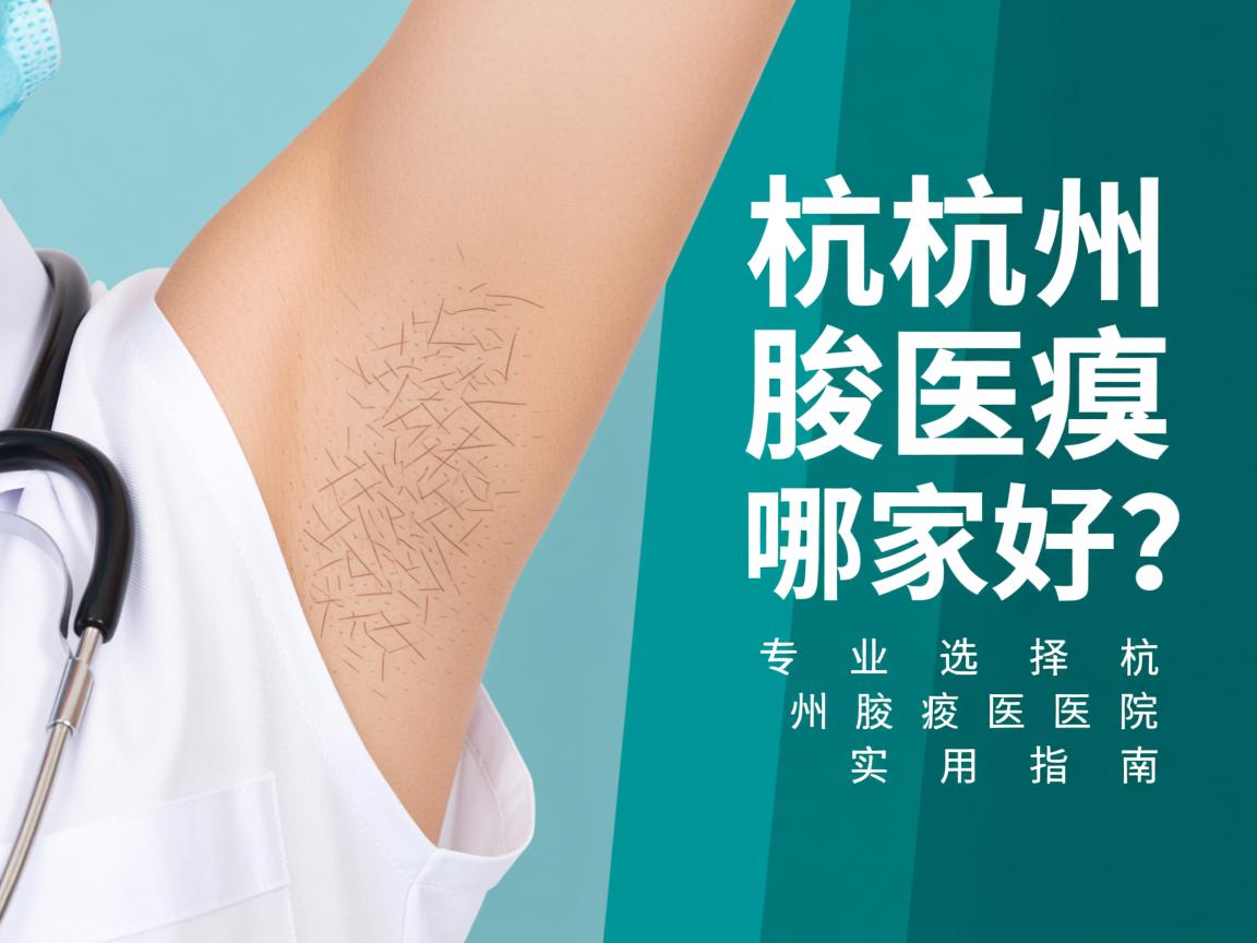 杭州腋臭医院哪家好？专业选择杭州腋臭医院的实用指南