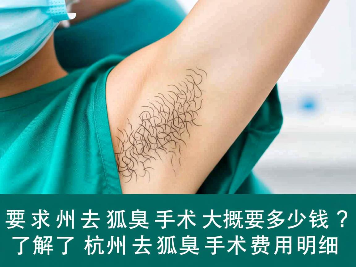 杭州去狐臭手术大概要多少钱?了解杭州去狐臭手术费用明细 杭州去狐臭手术大概要多少钱?了解杭州去狐臭手术费用明细