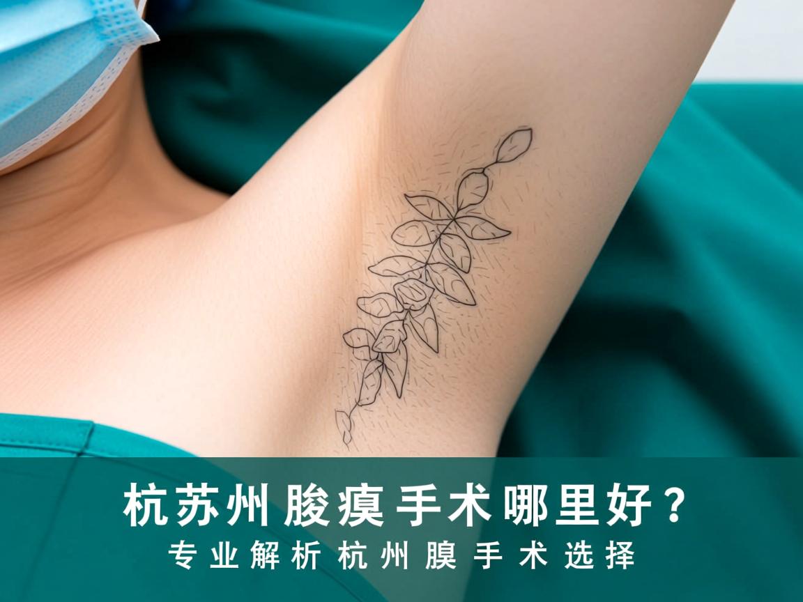 杭州腋臭手术哪里好？专业解析杭州腋臭手术选择