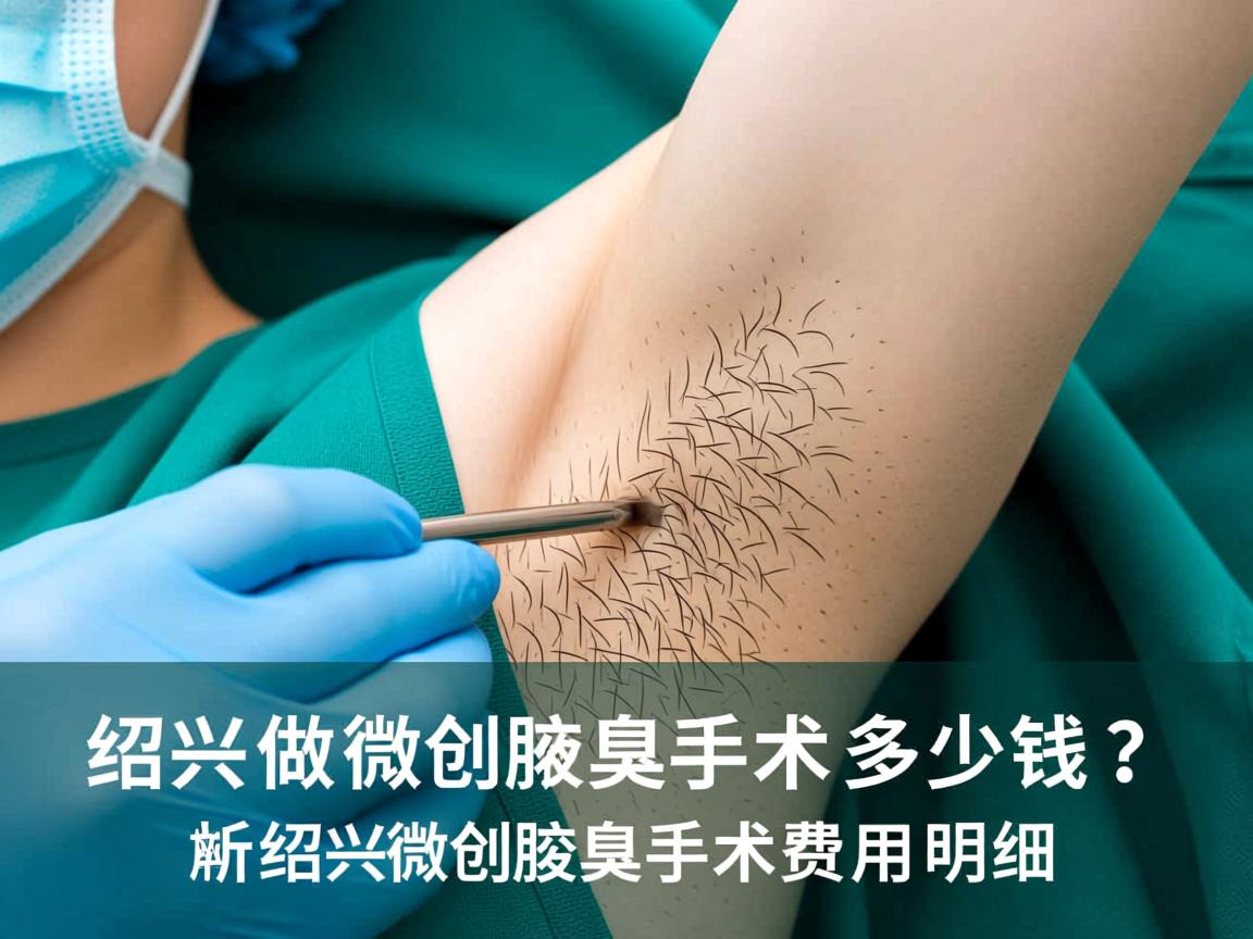 在绍兴做微创腋臭手术多少钱？解析绍兴微创腋臭手术费用明细