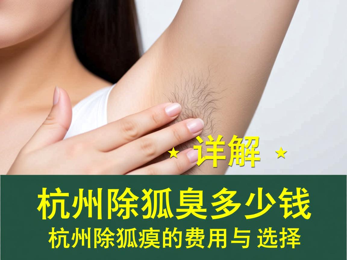 杭州除狐臭多少钱，详解杭州除狐臭的费用与选择
