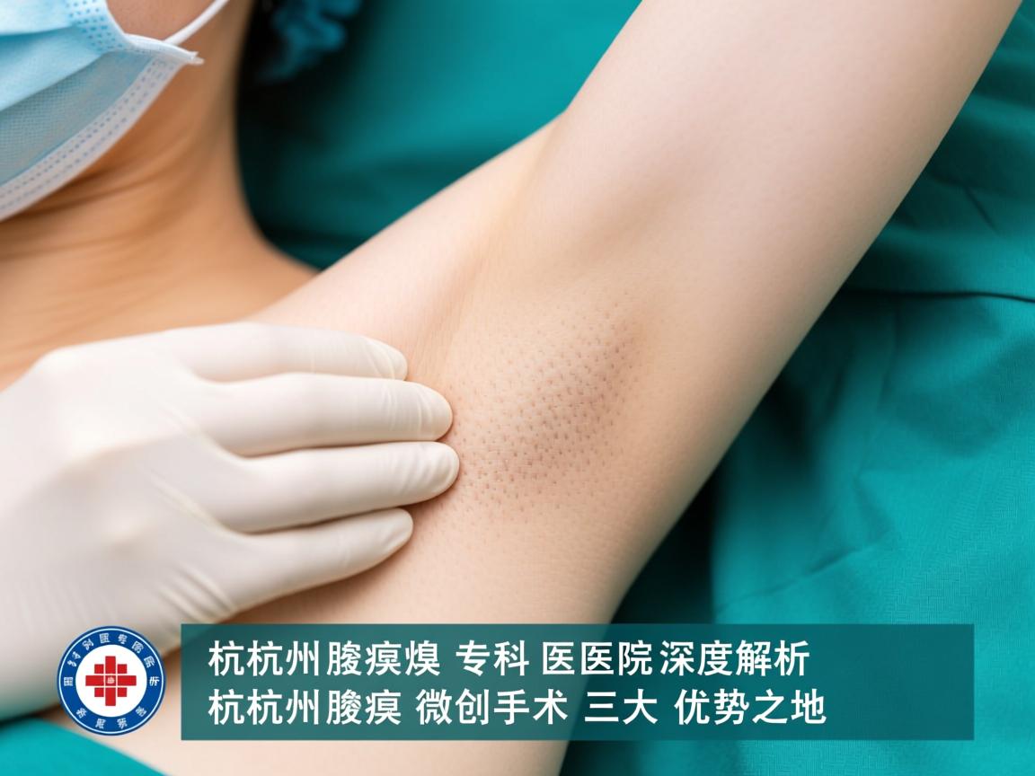 杭州腋臭专科医院，深度解析杭州腋臭微创手术三大优势之地