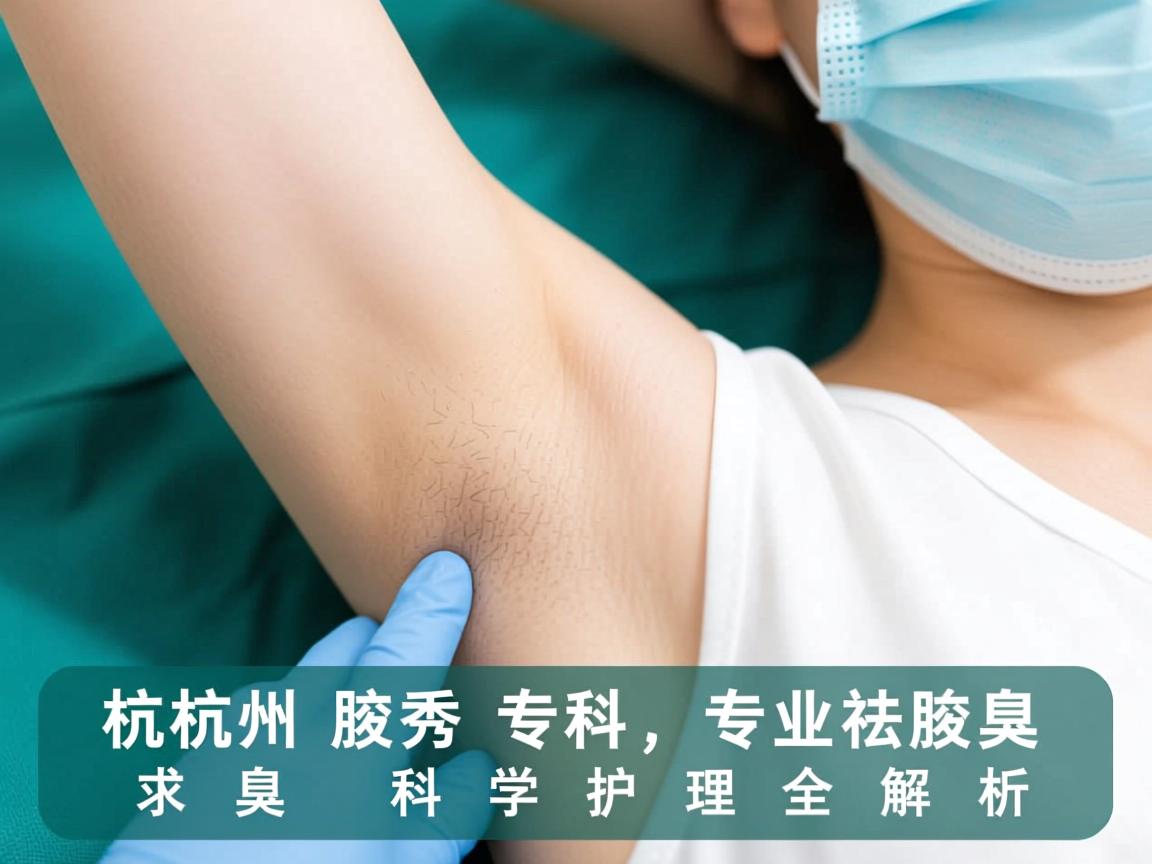杭州腋秀腋臭专科,专业祛腋臭,科学护理全解析 杭州腋秀腋臭专科,专业祛腋臭,科学护理全解析