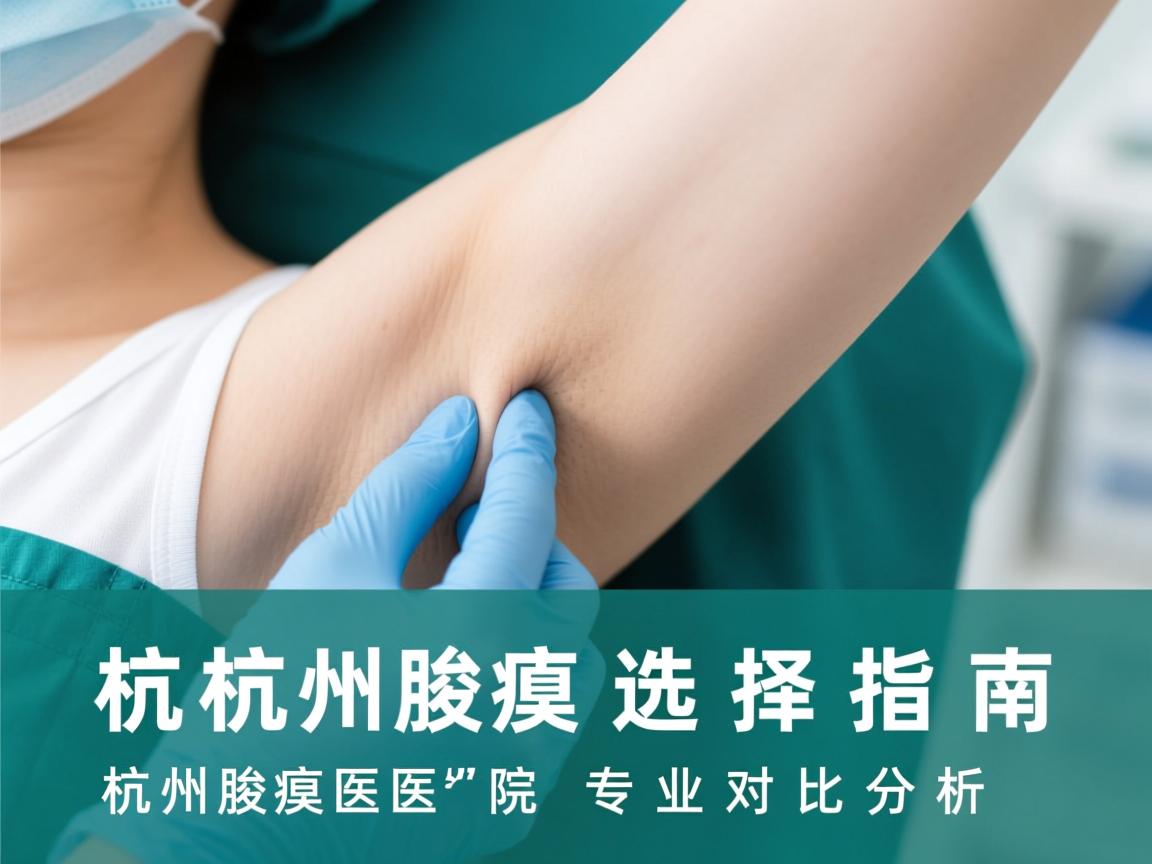 杭州腋臭医院选择指南，杭州腋臭医院的专业对比分析