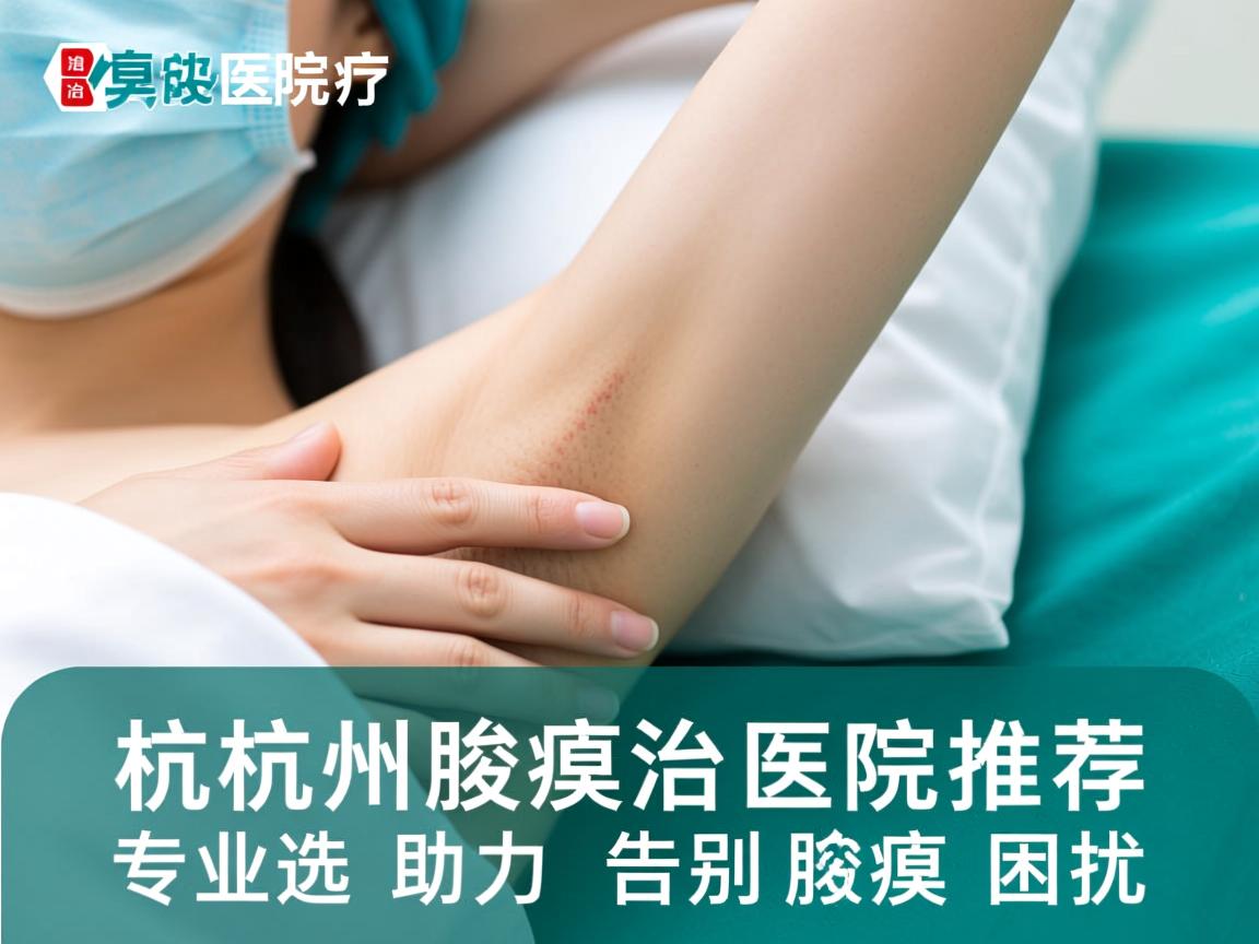 杭州腋臭治疗医院推荐，专业选择助力告别腋臭困扰