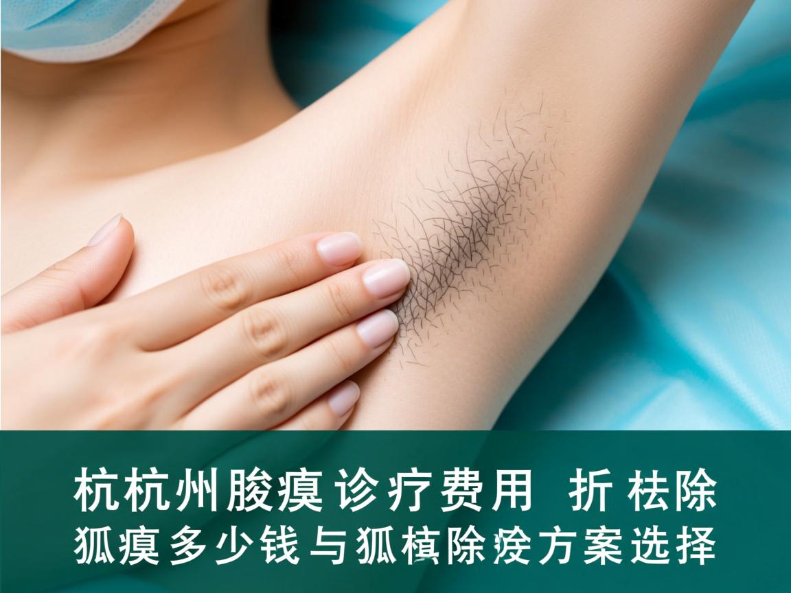 杭州腋臭诊疗费用解析，祛除狐臭多少钱与狐臭祛除方案选择