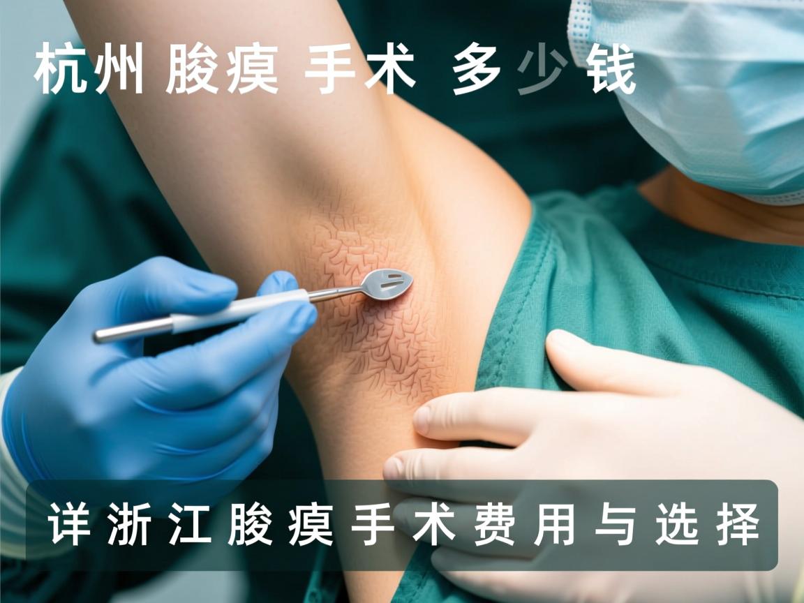 杭州腋臭手术多少钱，详解浙江腋臭手术费用与选择