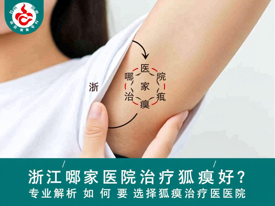 杭州腋秀腋臭专科，浙江哪家医院治疗狐臭好？专业解析如何选择狐臭治疗医院