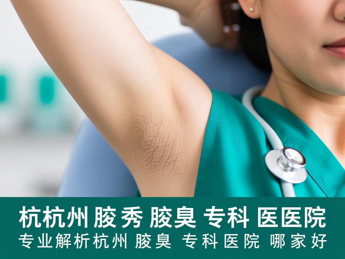 杭州腋秀腋臭专科医院，专业解析杭州腋臭专科医院哪家好