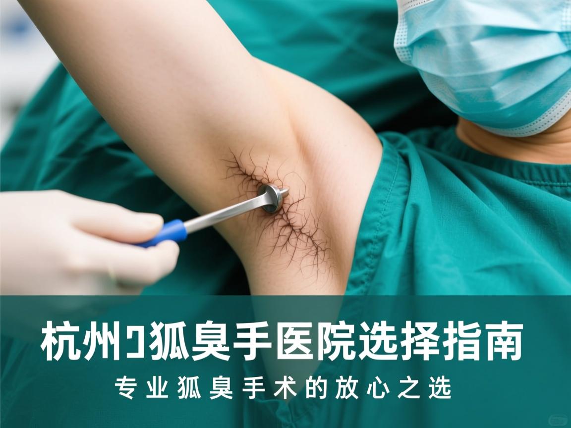 杭州狐臭手术医院选择指南,专业狐臭手术的放心之选 杭州狐臭手术医院选择指南,专业狐臭手术的放心之选