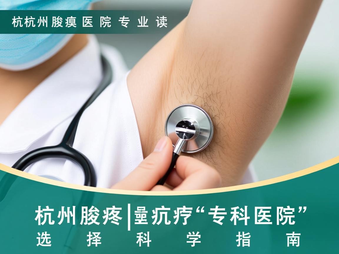 杭州腋臭医院专业解读，选择杭州腋臭专科医院的科学指南