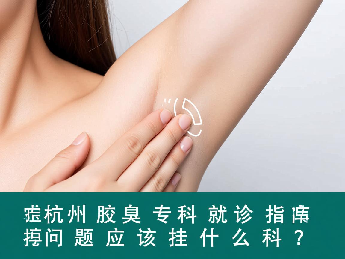 杭州腋臭专科就诊指南，腋臭问题应该挂什么科？