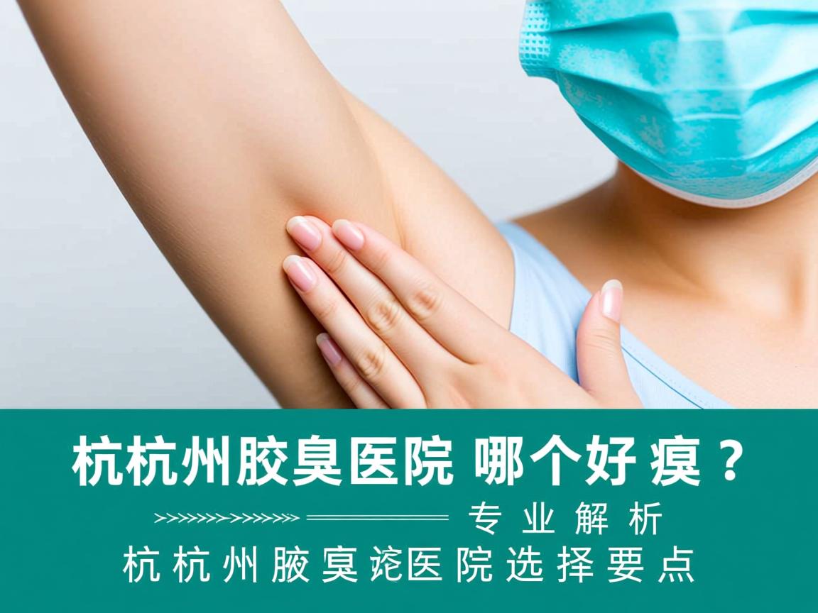 杭州腋臭医院哪个好？专业解析杭州腋臭医院选择要点