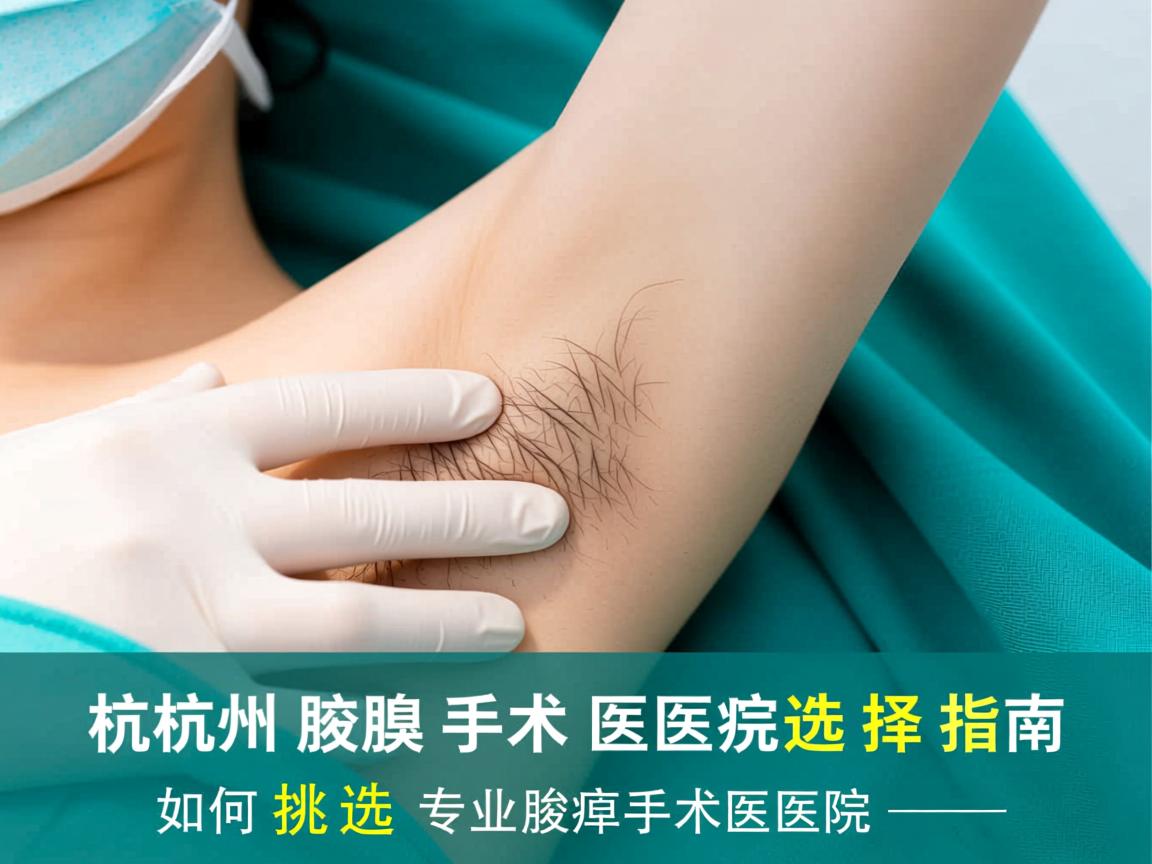 杭州腋臭手术医院选择指南,如何挑选专业腋臭手术医院 杭州腋臭手术医院选择指南,如何挑选专业腋臭手术医院