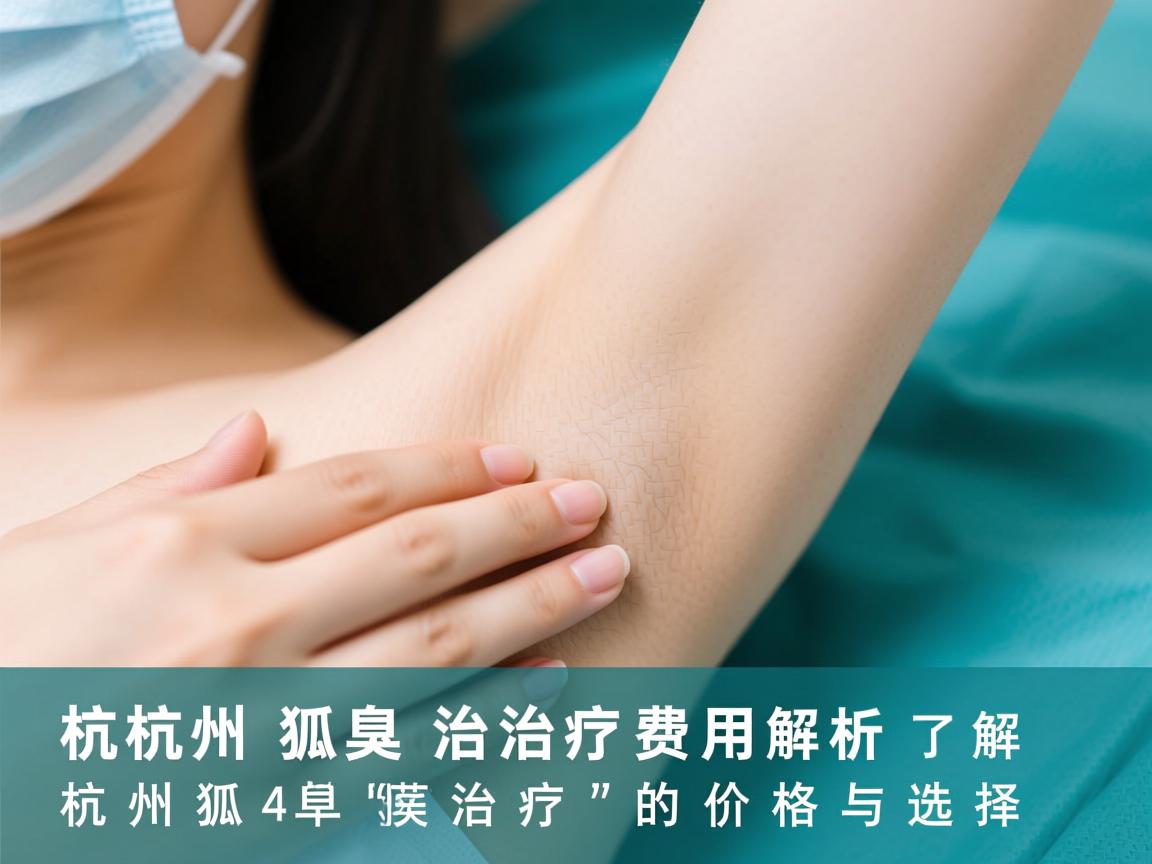 杭州狐臭治疗费用解析，了解杭州狐臭治疗的价格与选择