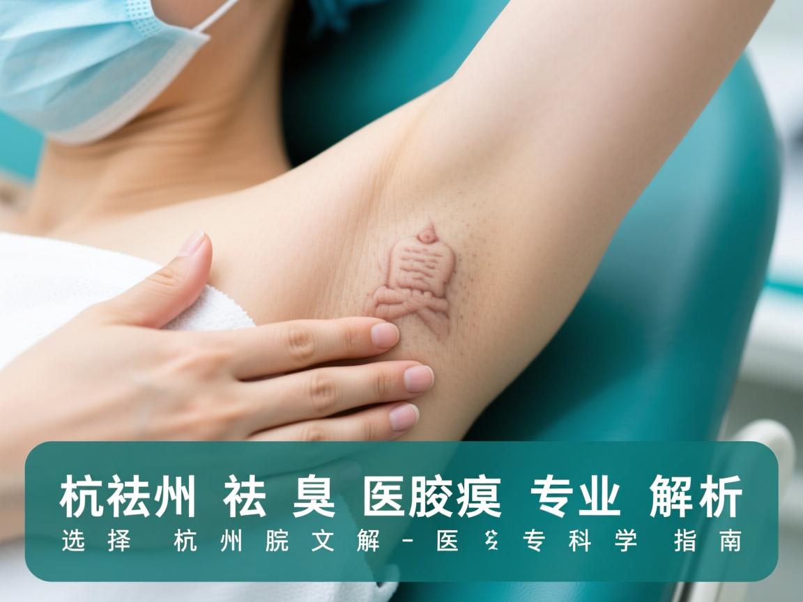 杭州祛腋臭医院专业解析，选择杭州祛腋臭医院的科学指南