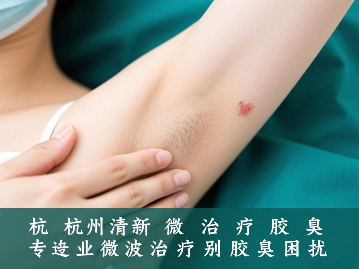 杭州清新微波治疗腋臭，专业微波治疗，告别腋臭困扰