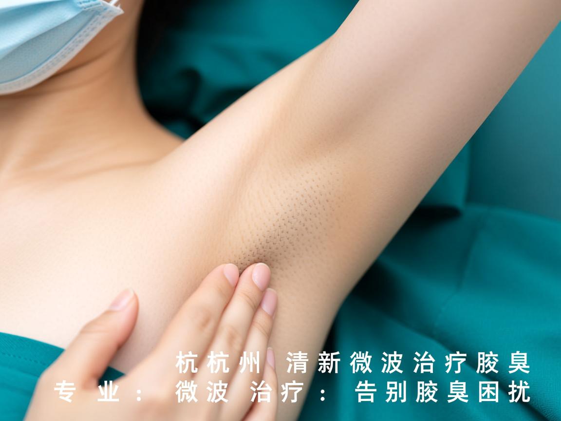 杭州清新微波治疗腋臭，专业微波治疗，告别腋臭困扰