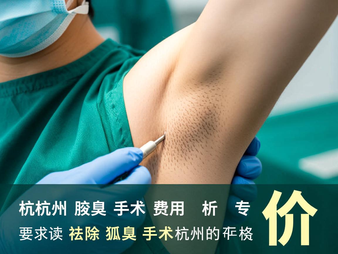 杭州腋臭手术费用解析,专业解读祛除狐臭手术在杭州的价格 杭州腋臭手术费用解析,专业解读祛除狐臭手术在杭州的价格
