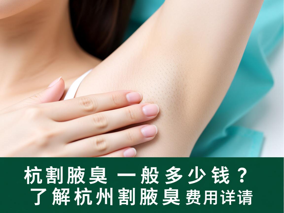 杭州割腋臭一般多少钱?了解杭州割腋臭的费用详情 杭州割腋臭一般多少钱?了解杭州割腋臭的费用详情