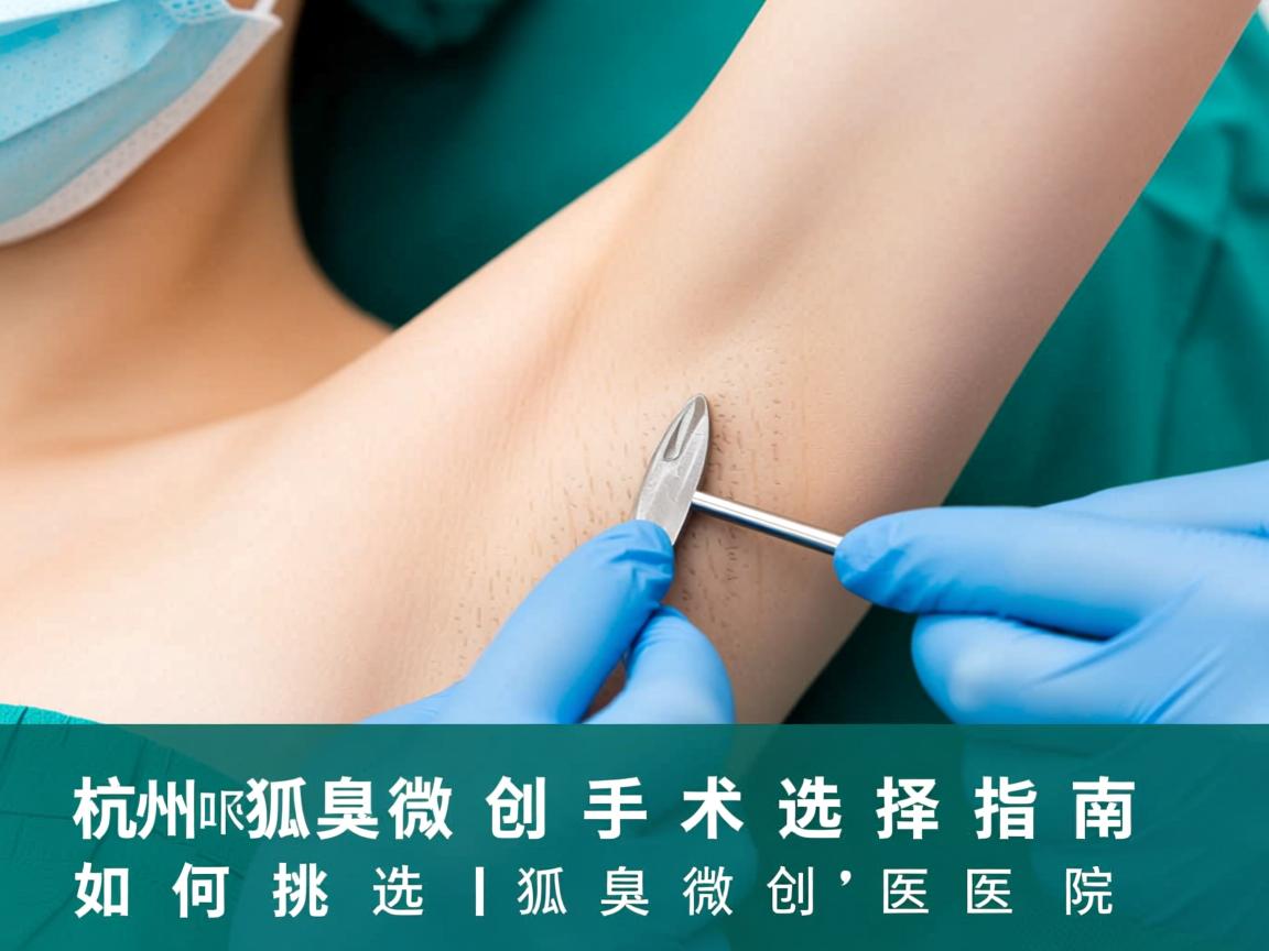 杭州狐臭微创手术选择指南,如何挑选专业的狐臭微创医院 杭州狐臭微创手术选择指南,如何挑选专业的狐臭微创医院