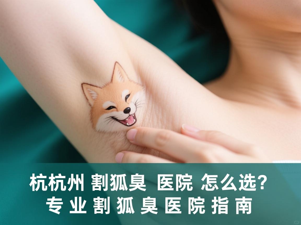 杭州割狐臭医院怎么选？专业割狐臭医院指南