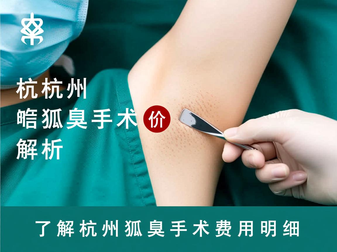 杭州狐臭手术价格解析,了解杭州狐臭手术费用明细 杭州狐臭手术价格解析,了解杭州狐臭手术费用明细