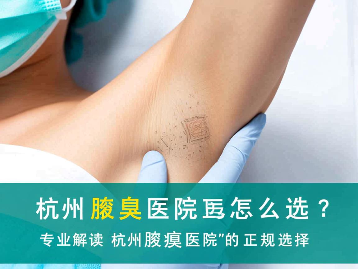 杭州腋臭医院怎么选?专业解读杭州腋臭医院的正规选择 杭州腋臭医院怎么选?专业解读杭州腋臭医院的正规选择