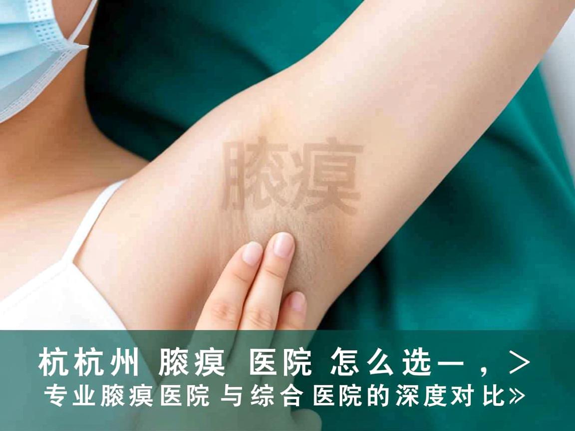 杭州腋臭医院怎么选,专业腋臭医院与综合医院的深度对比 杭州腋臭医院怎么选,专业腋臭医院与综合医院的深度对比