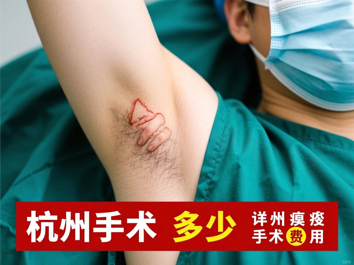 杭州腋臭手术多少钱？详解杭州腋臭手术费用