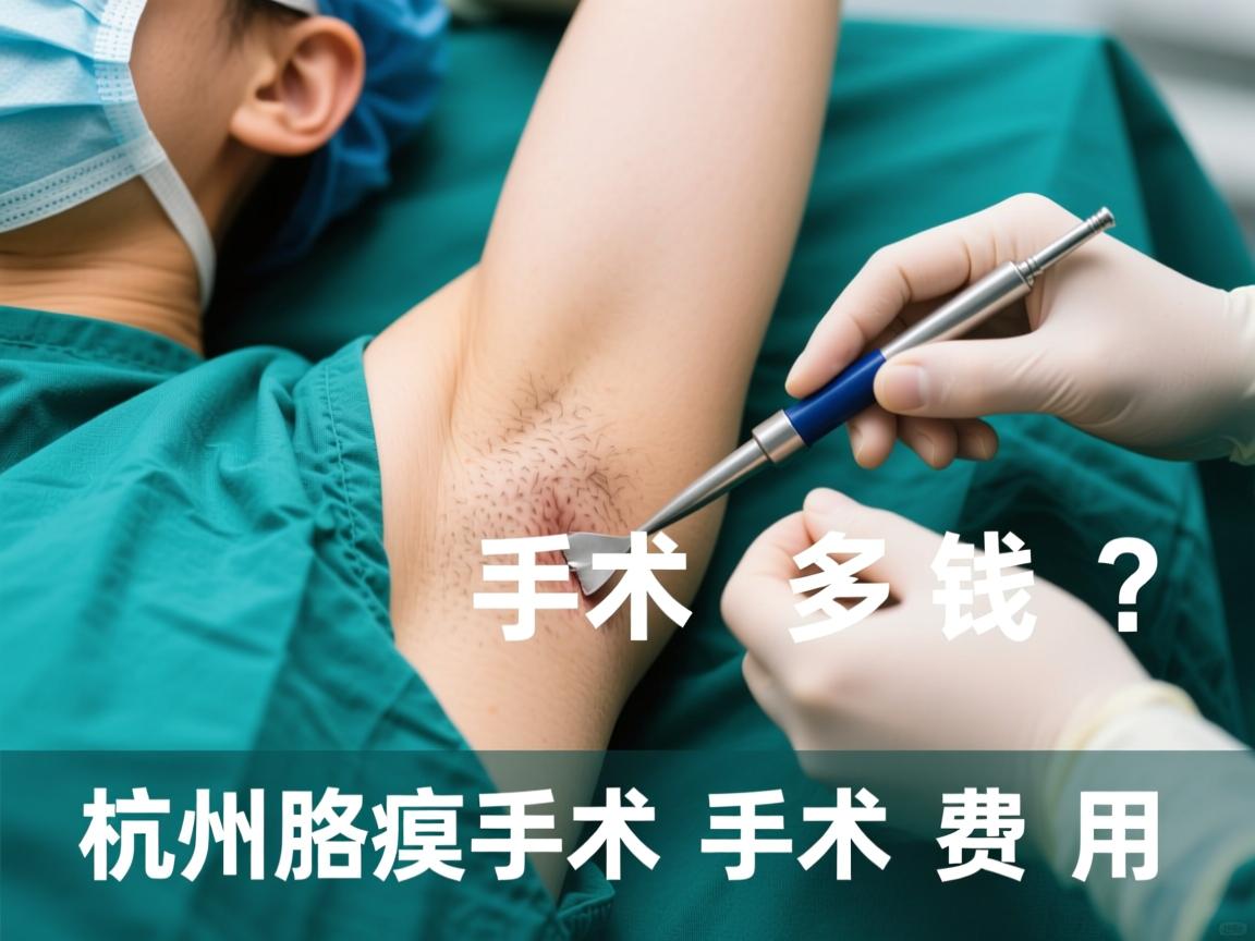 杭州腋臭手术多少钱？详解杭州腋臭手术费用