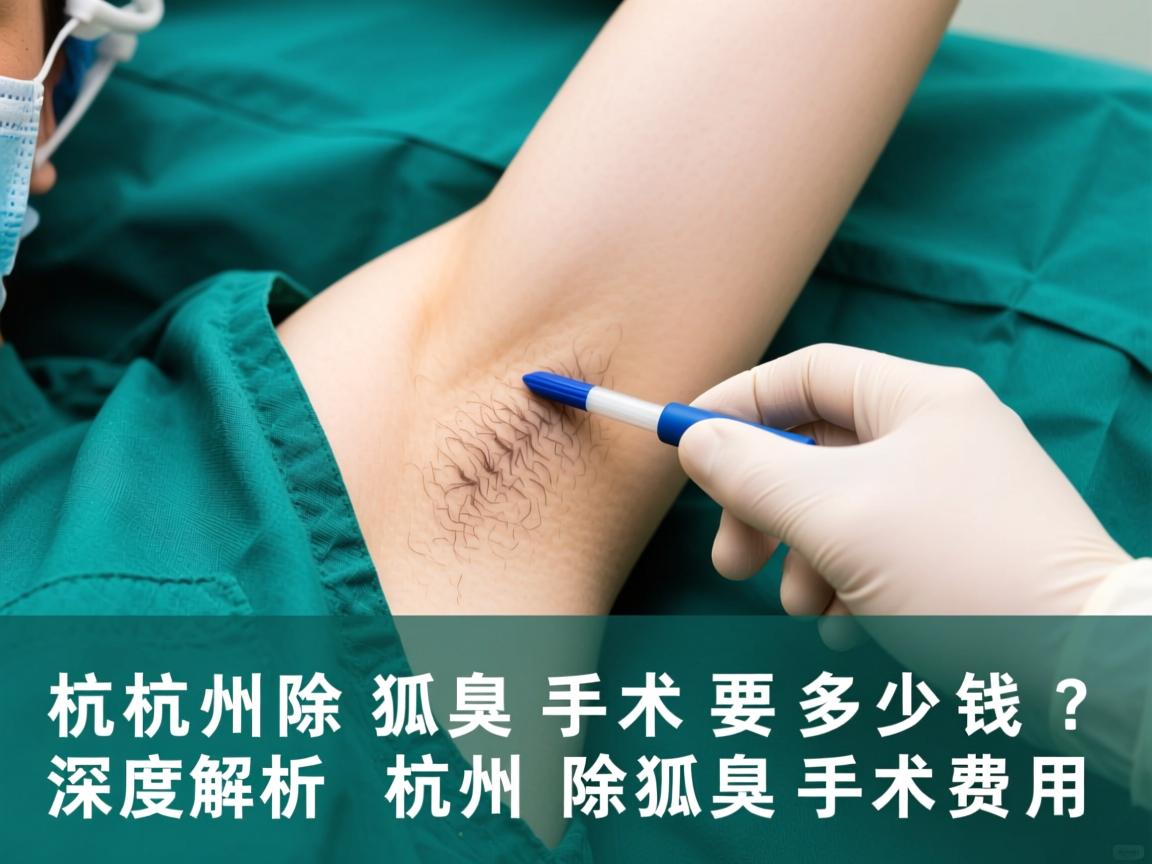 杭州除狐臭手术要多少钱？深度解析杭州除狐臭手术费用