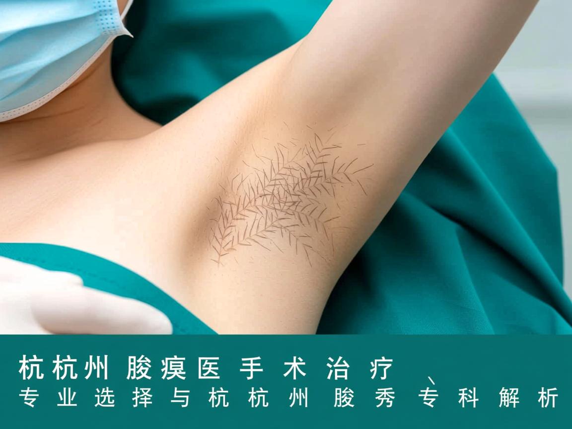 杭州腋臭手术治疗医院，专业选择与杭州腋秀专科解析