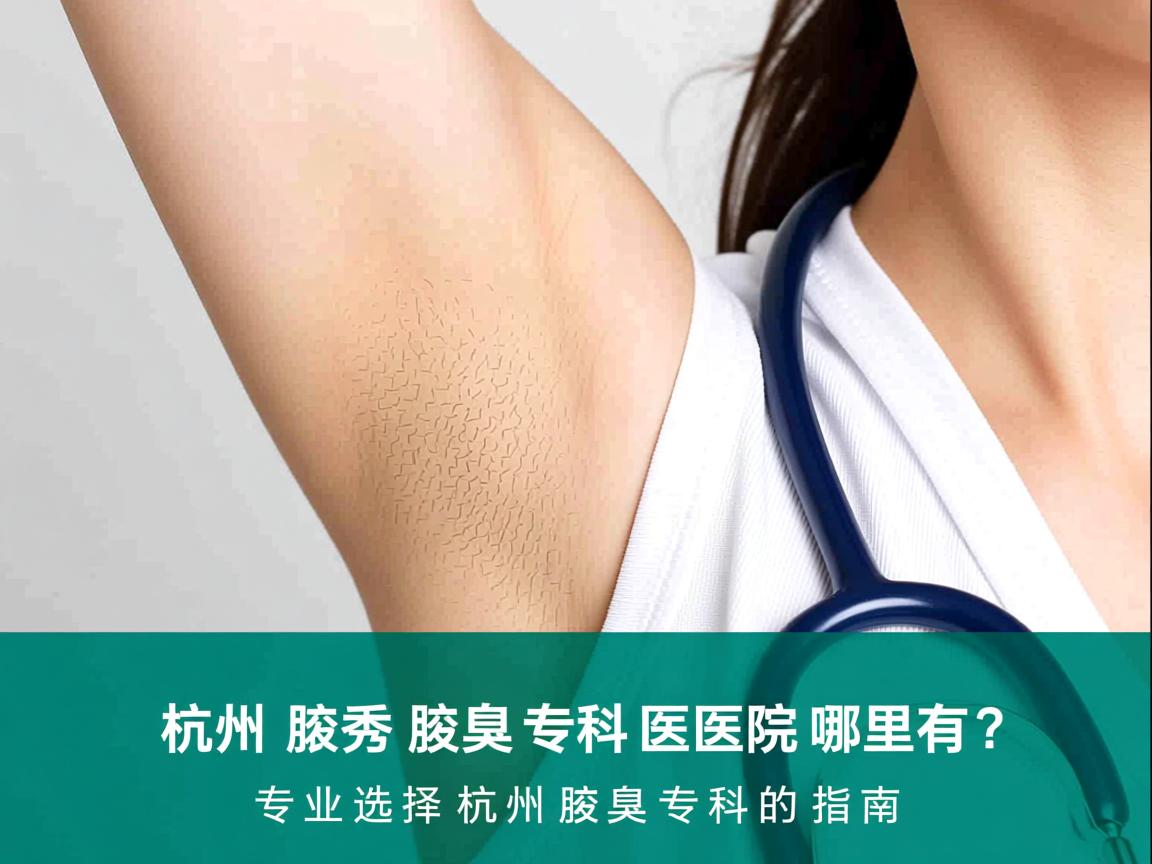 杭州腋秀腋臭专科医院哪里有?专业选择杭州腋臭专科的指南 杭州腋秀腋臭专科医院哪里有?专业选择杭州腋臭专科的指南