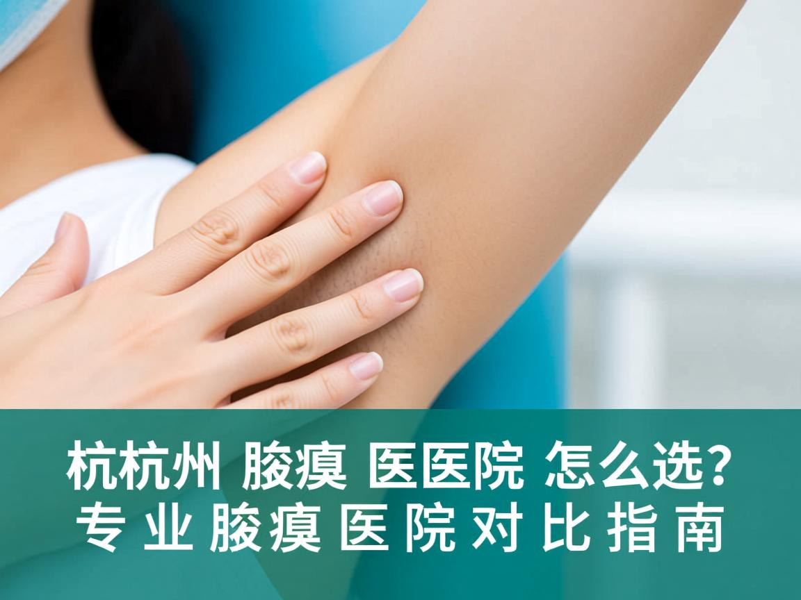 杭州腋臭医院怎么选？专业腋臭医院对比指南