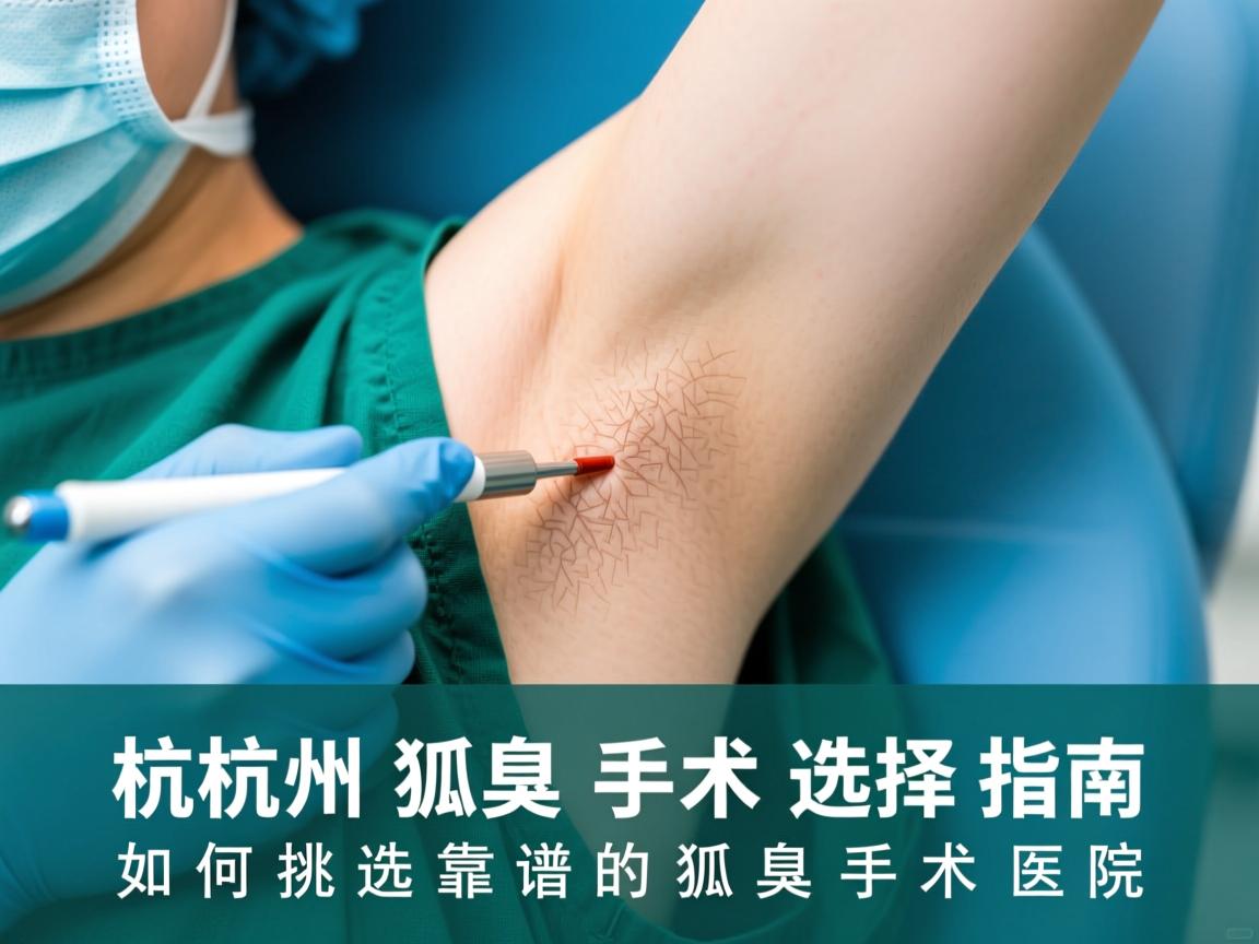 杭州狐臭手术选择指南,如何挑选靠谱的狐臭手术医院 杭州狐臭手术选择指南,如何挑选靠谱的狐臭手术医院