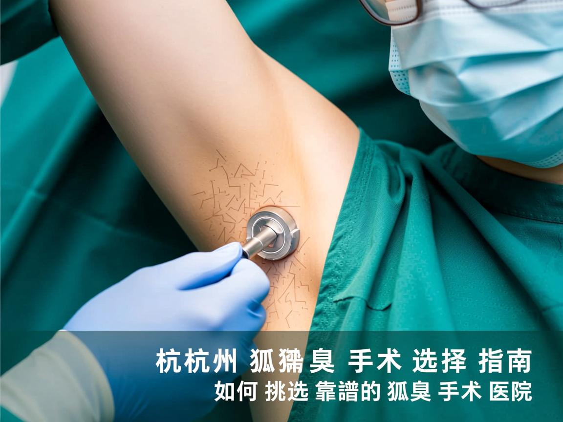 杭州狐臭手术选择指南,如何挑选靠谱的狐臭手术医院 杭州狐臭手术选择指南,如何挑选靠谱的狐臭手术医院