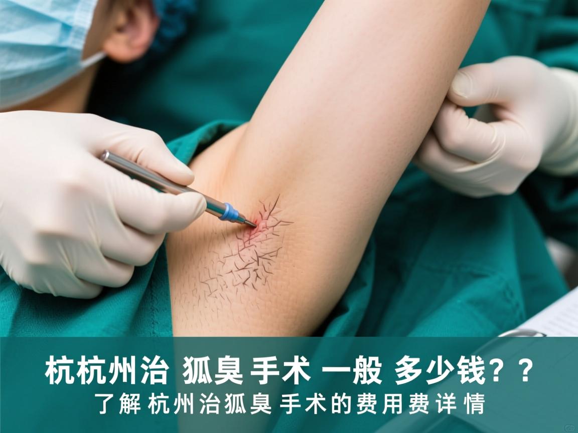 杭州治狐臭手术一般多少钱？了解杭州治狐臭手术的费用详情