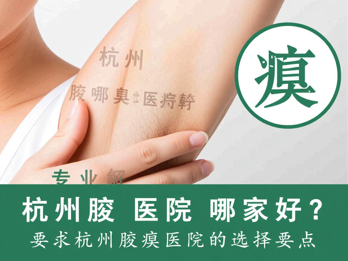 杭州腋臭医院哪家好?专业解析杭州腋臭医院的选择要点 杭州腋臭医院哪家好?专业解析杭州腋臭医院的选择要点