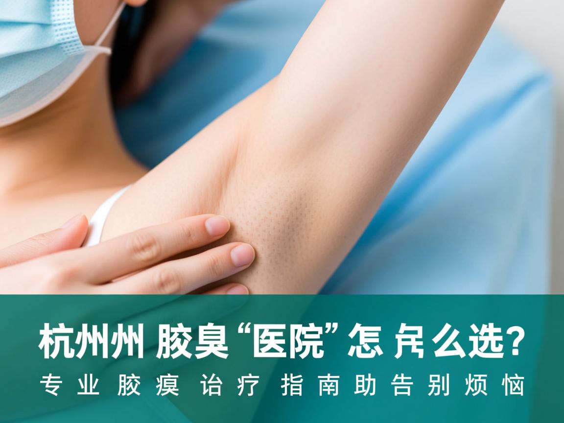 杭州腋臭医院怎么选？专业腋臭治疗指南助你告别烦恼