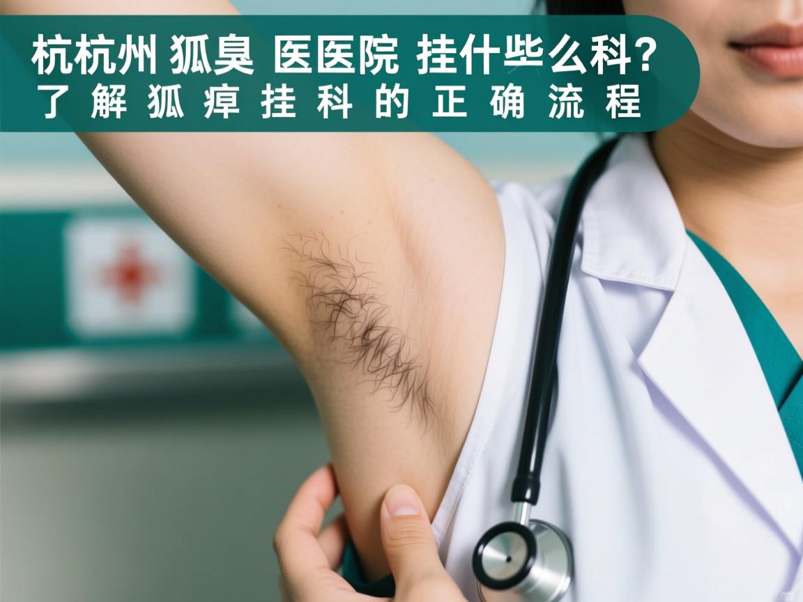 杭州狐臭医院挂什么科？了解狐臭挂科的正确流程