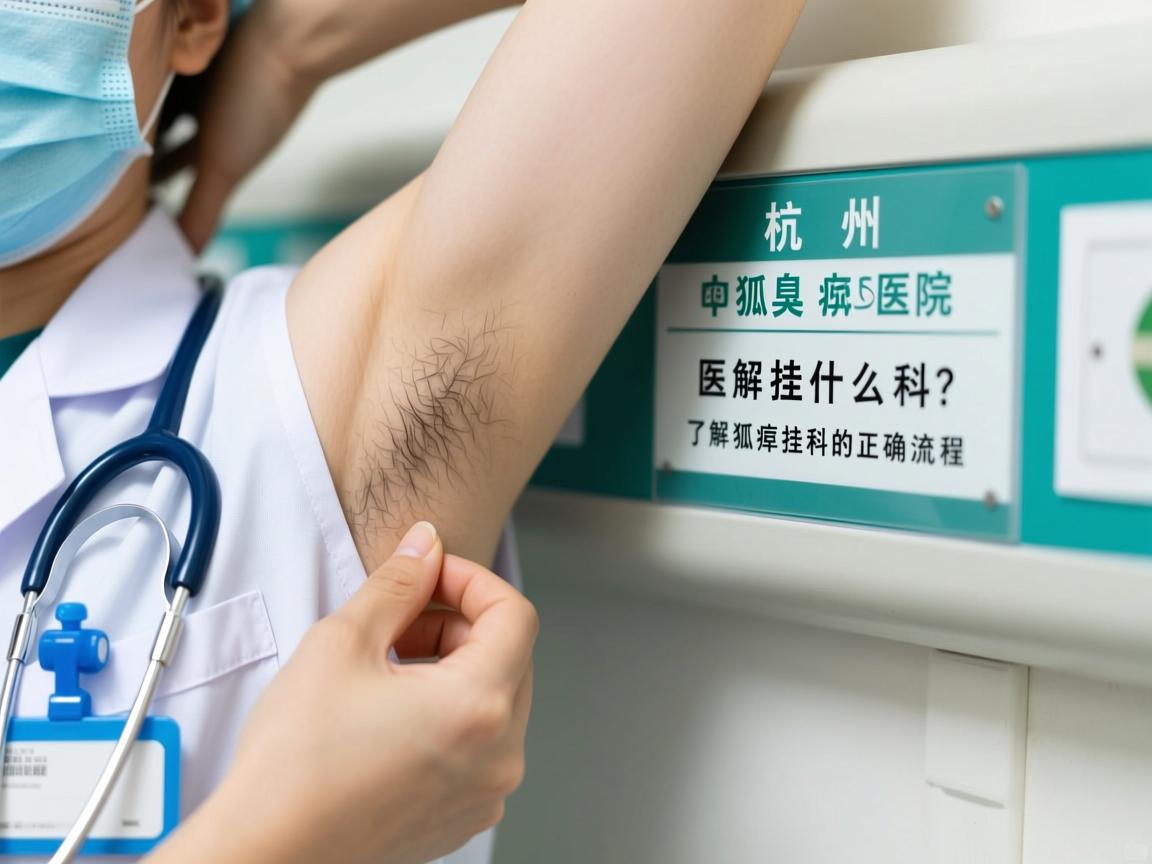 杭州狐臭医院挂什么科？了解狐臭挂科的正确流程
