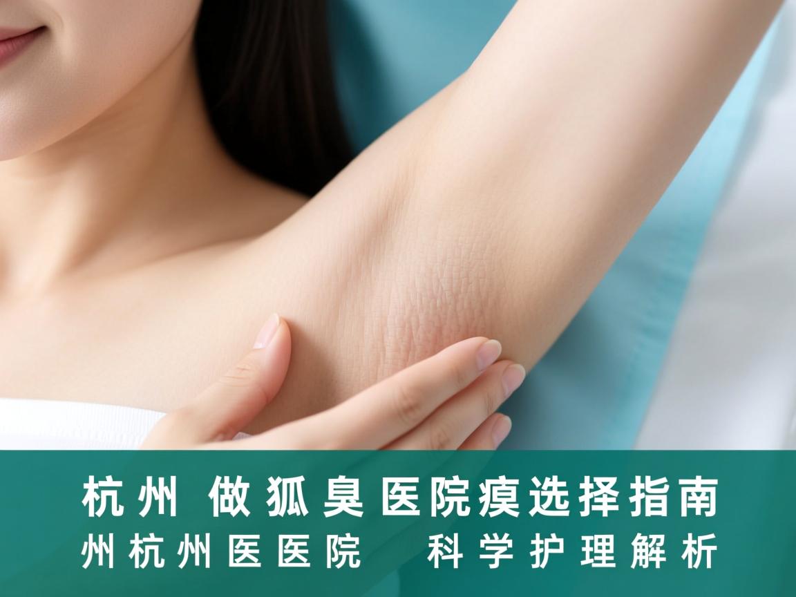 杭州做狐臭医院选择指南，杭州做狐臭医院的科学护理解析