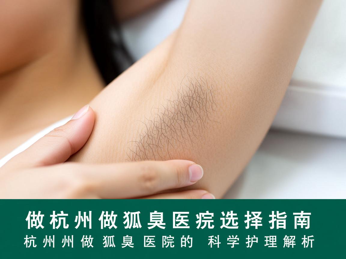 杭州做狐臭医院选择指南，杭州做狐臭医院的科学护理解析