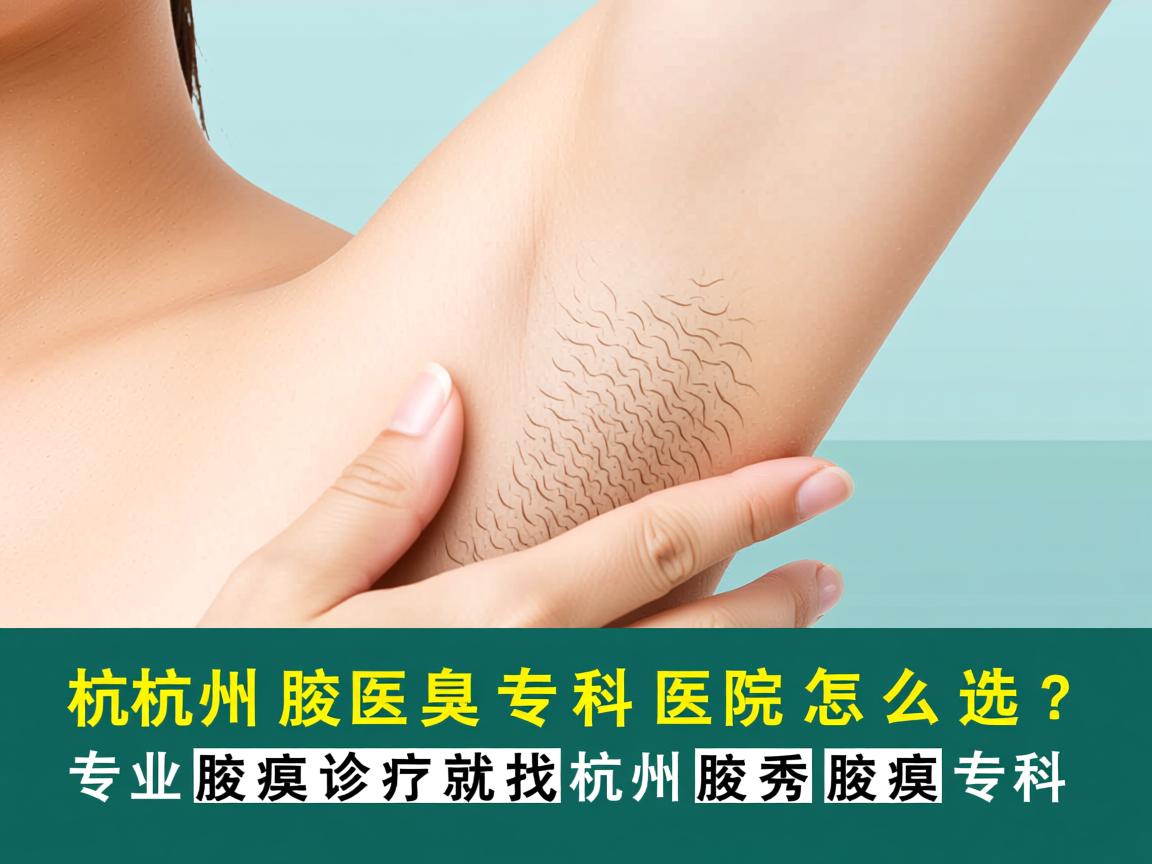 杭州腋臭专科医院怎么选？专业腋臭诊疗就找杭州腋秀腋臭专科