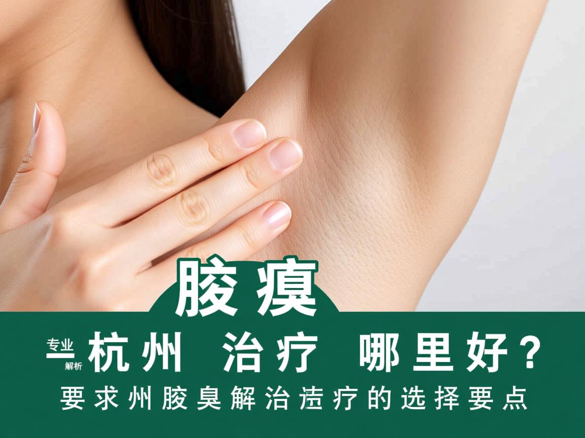 杭州腋臭治疗哪里好?专业解析杭州腋臭治疗的选择要点 杭州腋臭治疗哪里好?专业解析杭州腋臭治疗的选择要点