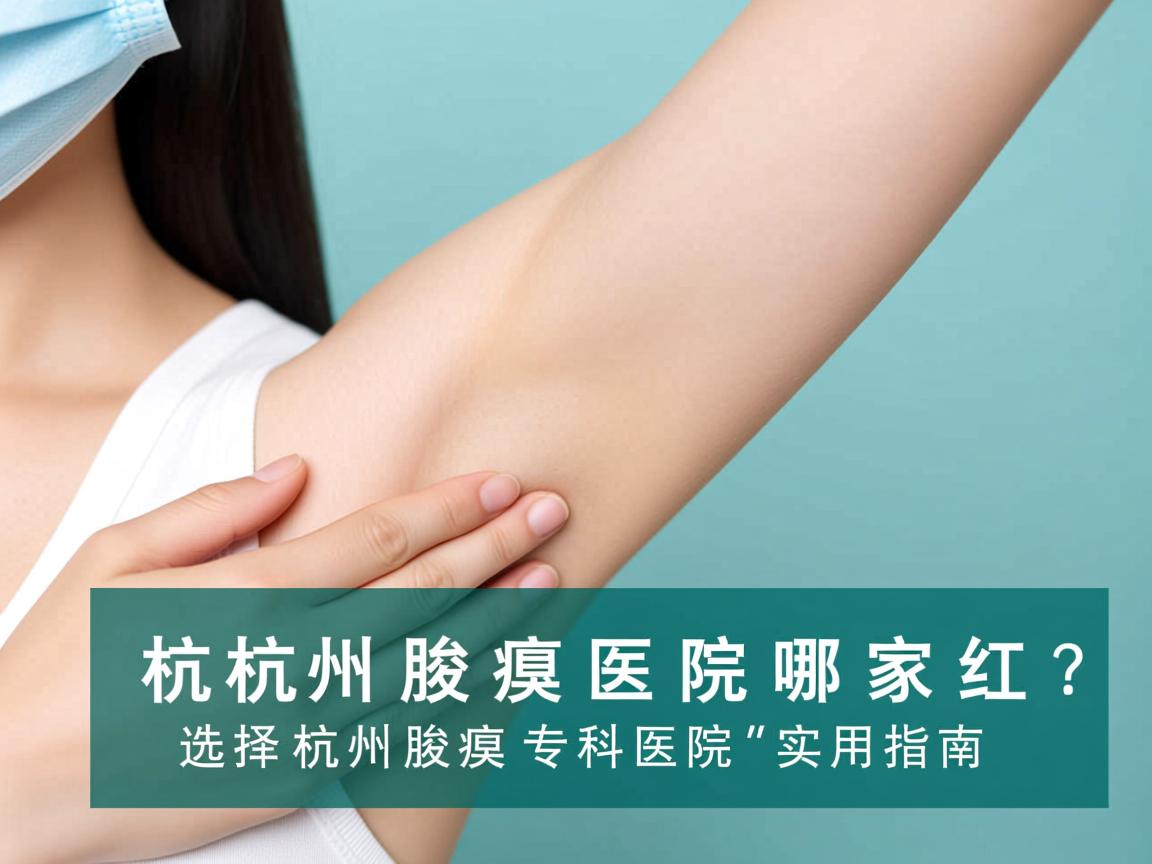 杭州腋臭医院哪家红?选择杭州腋臭专科医院的实用指南 杭州腋臭医院哪家红?选择杭州腋臭专科医院的实用指南