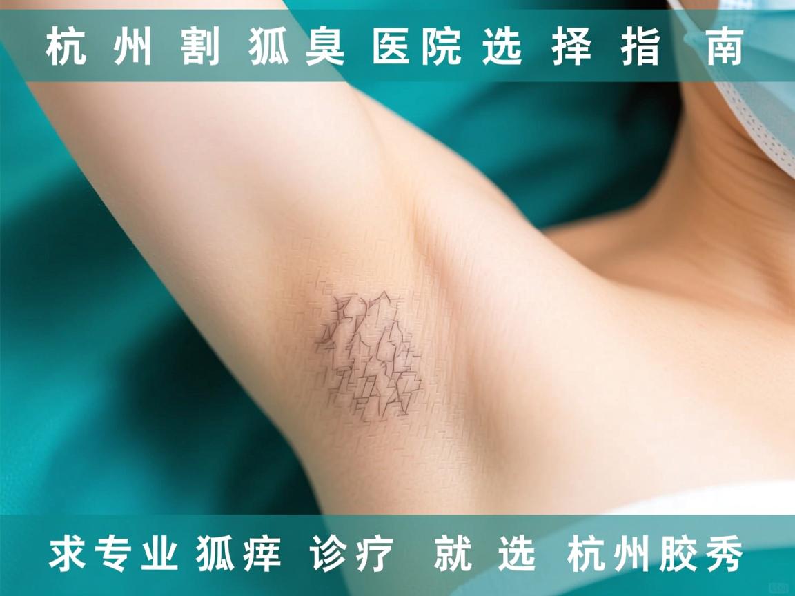 杭州割狐臭医院选择指南，专业狐臭诊疗就选杭州腋秀